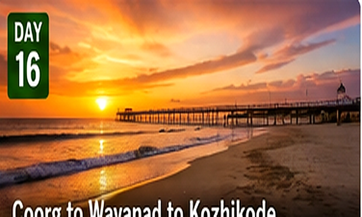 Wayanad to Calicut Drop sightseeing route, attractions and activities