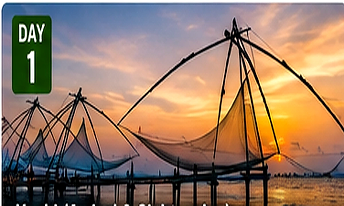 Cochin Arrival & Sightseeing sightseeing route, attractions and activities