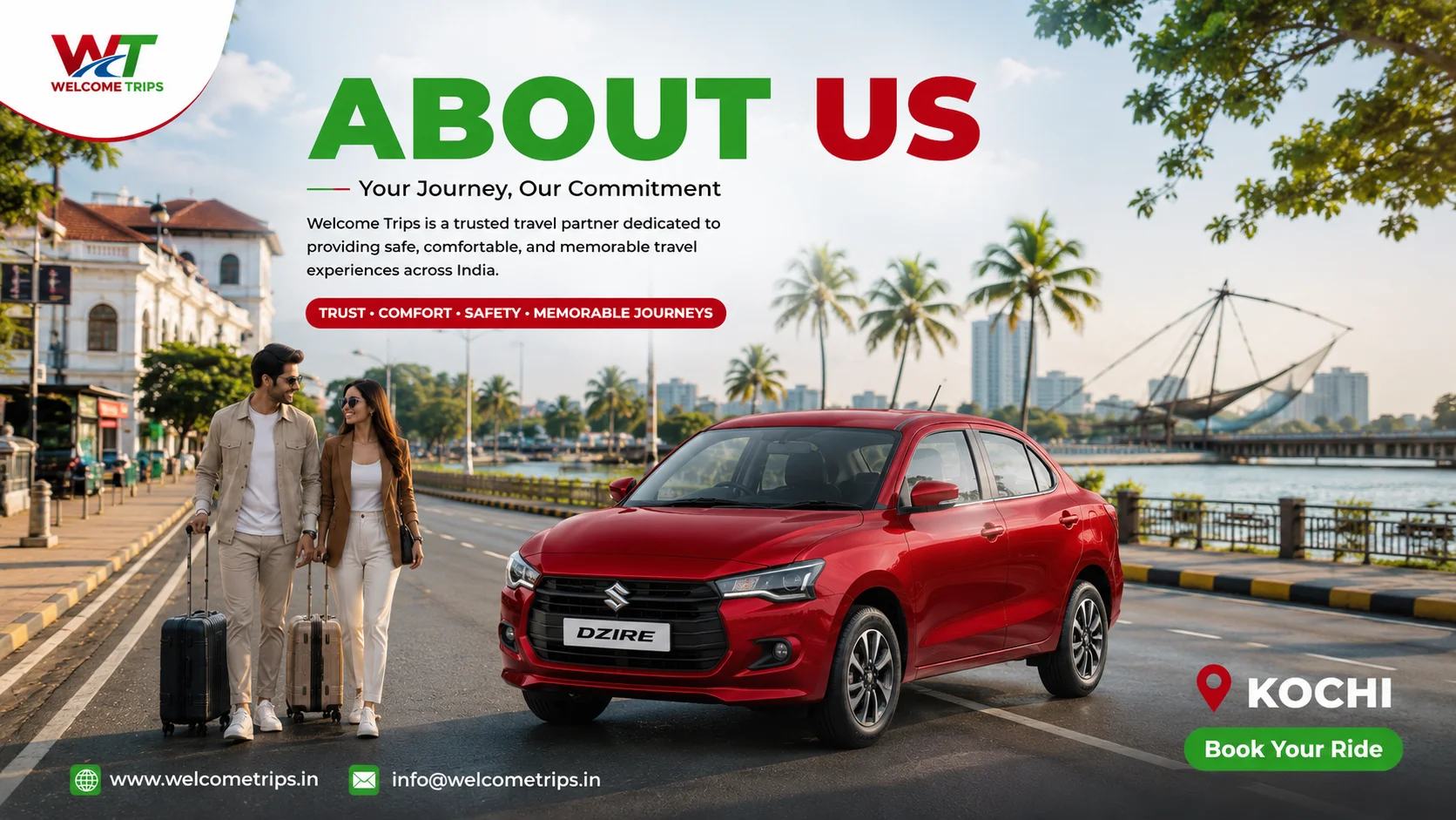 About Us for Welcome Trips Kerala